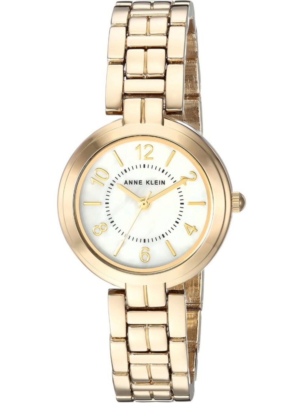 Chic Women's Gold-Tone Bracelet Watch with Elegant Design and Versatile Style